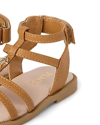 Toddler Girls Coastal Gladiator Sandals