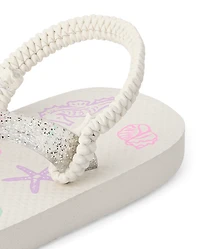 Toddler Girls Seashell Flip Flops