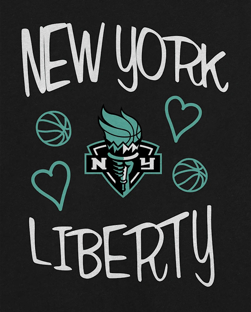 Baby And Toddler Girls WNBA New York Liberty Graphic Tee