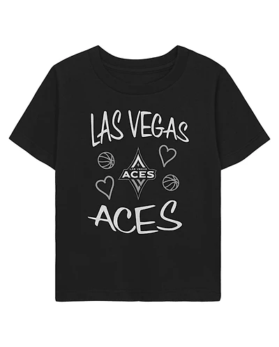 Baby And Toddler Girls WNBA Las Vegas Aces Graphic Tee