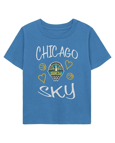 Baby And Toddler Girls WNBA Chicago Sky Graphic Tee
