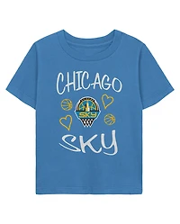 Baby And Toddler Girls WNBA Chicago Sky Graphic Tee