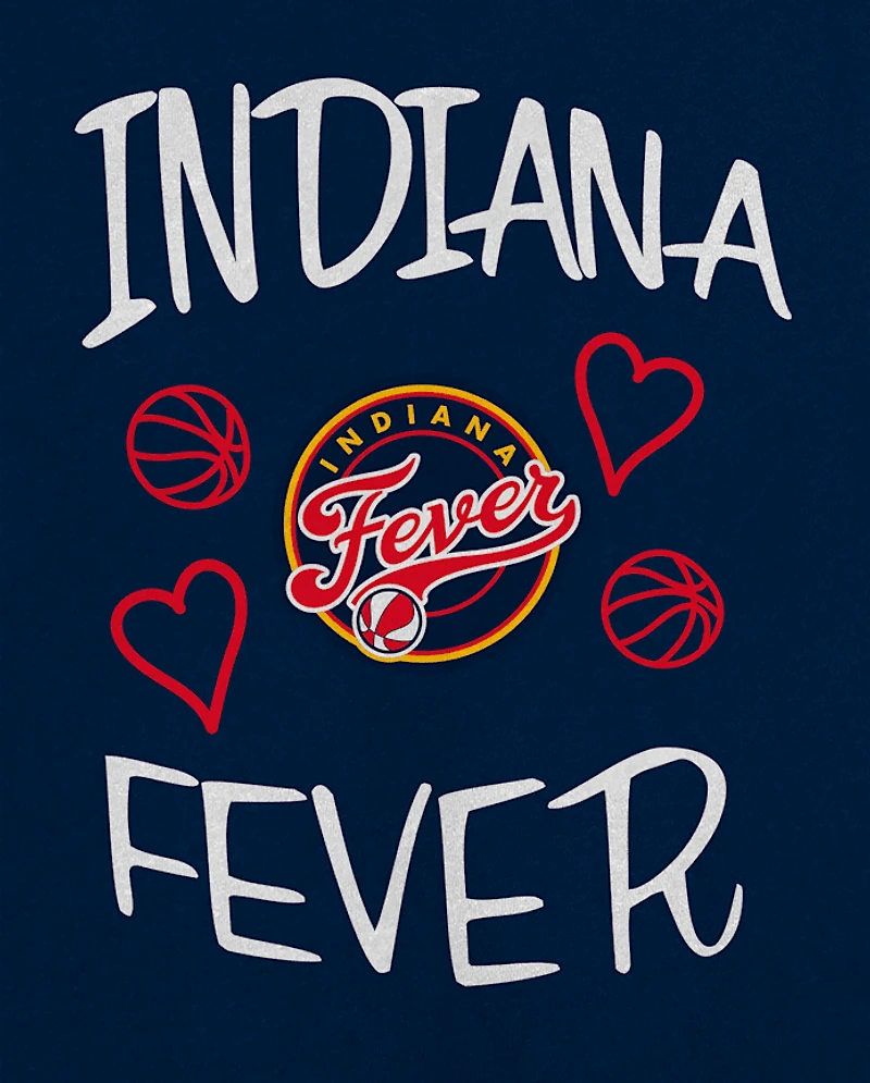 Baby And Toddler Girls WNBA Indiana Fever Graphic Tee