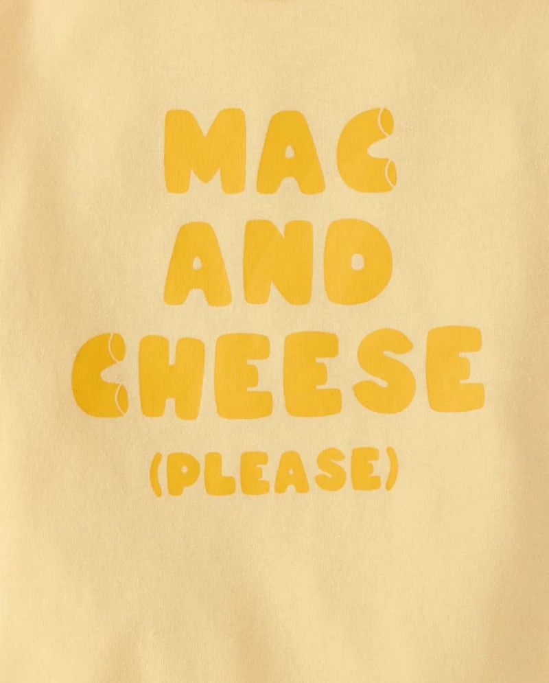 Baby And Toddler Mac Cheese Graphic Tee