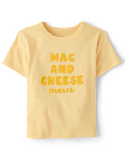 Baby And Toddler Mac Cheese Graphic Tee