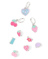 Girls Fruit Sandal Charm 9-Pack