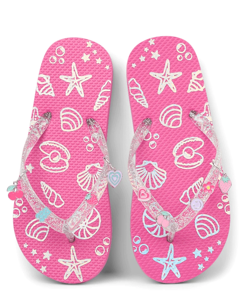 Lot de 9 breloques pour sandales à fruits pour filles