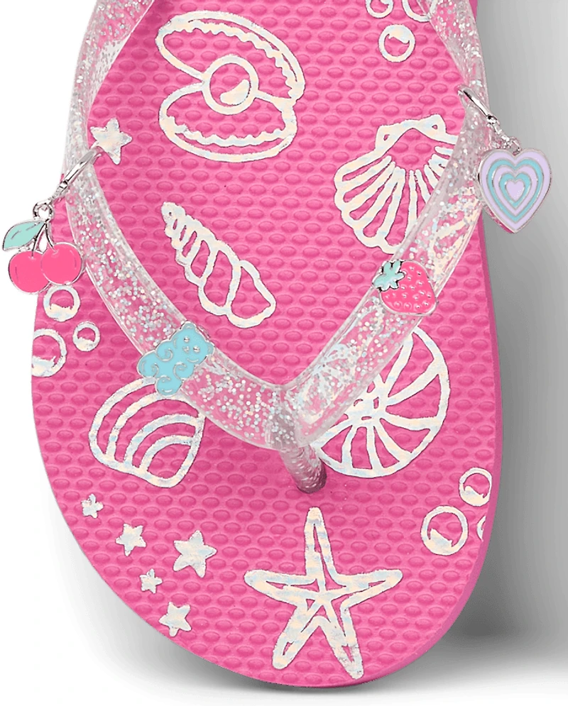 Girls Fruit Sandal Charm 9-Pack