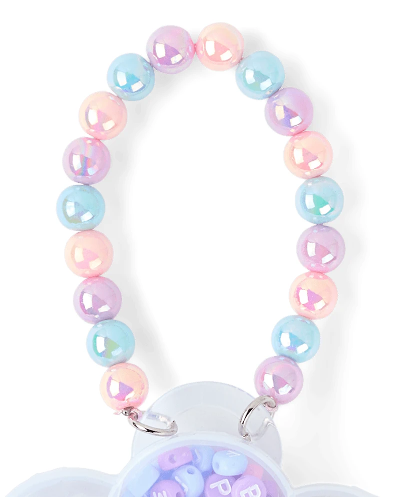 Girls Seashell DIY Beaded Bracelet Set