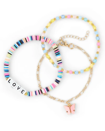 Girls Starfish Anklet 3-Pack