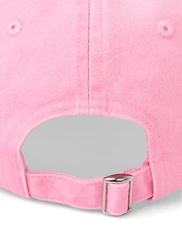 Girls Embroidered Cherry Baseball Hat