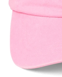 Casquette de baseball brodée cerise pour filles