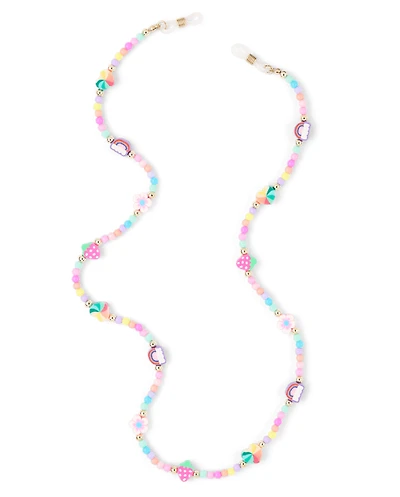 Girls Happy Face Beaded Sunglasses Chain