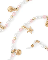 Girls Seashell Beaded Sunglasses Chain