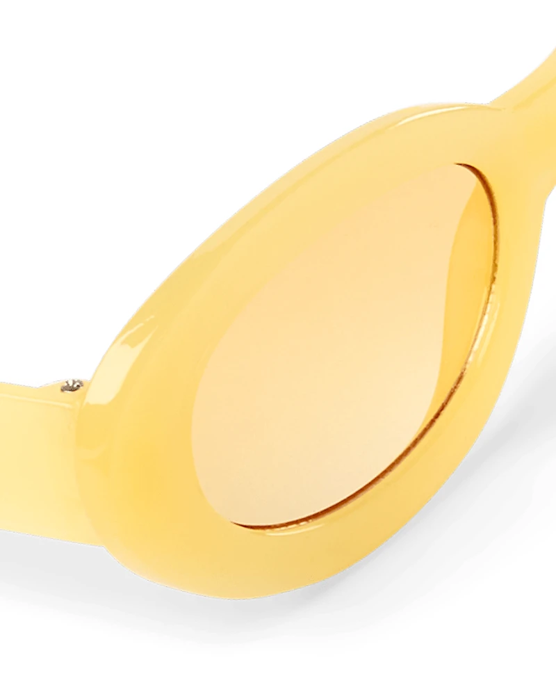 Girls Oval Sunglasses