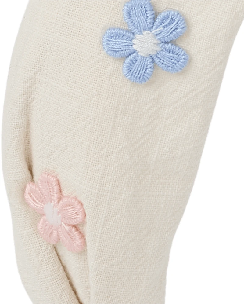 Girls Floral Charm Headband