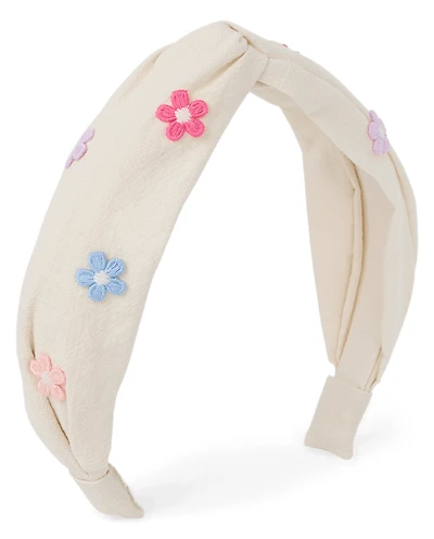 Girls Floral Charm Headband