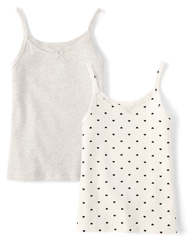 Girls Heart Cami 2-Pack
