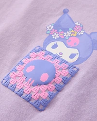 Girls Hello Kitty® And Friends Puff Print Front Back Relaxed Graphic Tee