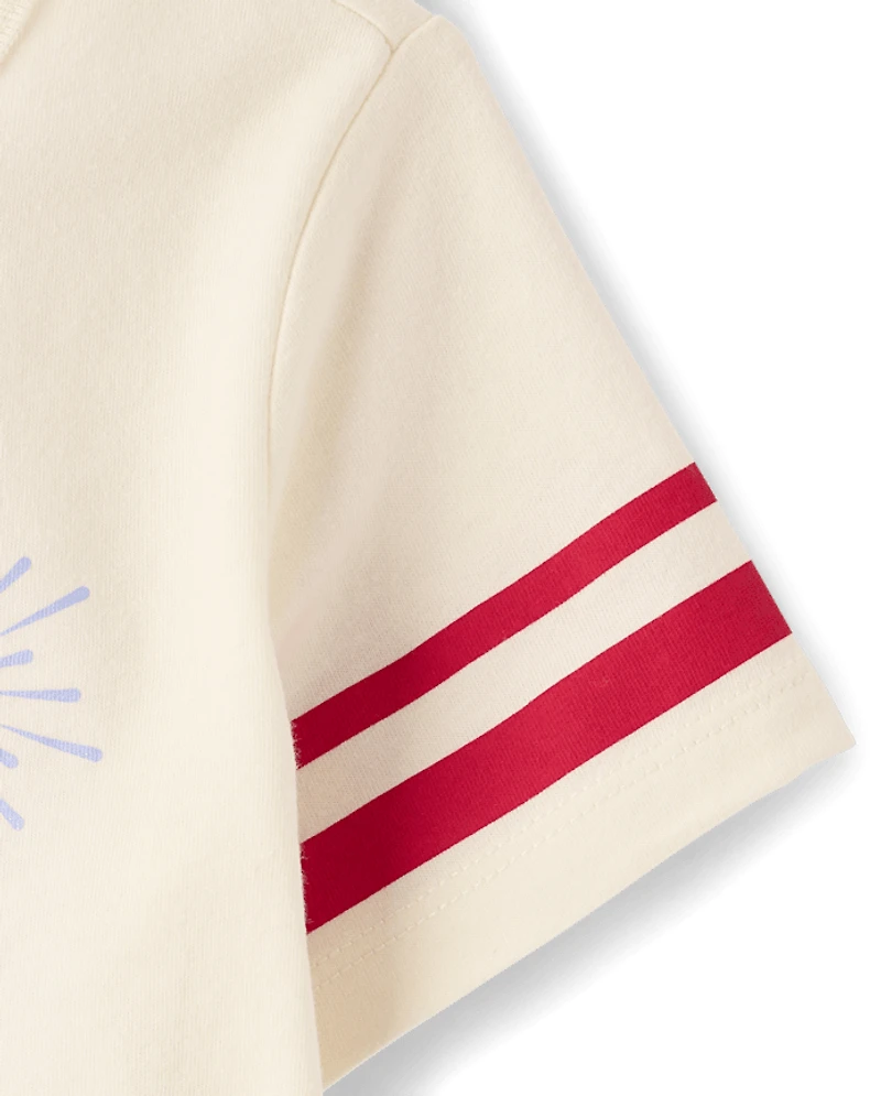 Toddler Girls Hello Kitty® Glitter Bow Relaxed Graphic Tee