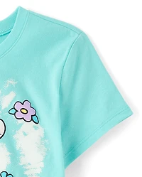 Girls Cinnamoroll™ Puff Print Heart Graphic Tee