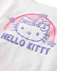 Toddler Girls Hello Kitty® Puff Print Rainbow Graphic Tee