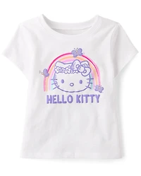 Toddler Girls Hello Kitty® Puff Print Rainbow Graphic Tee