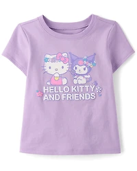 Toddler Girls Hello Kitty® And Friends Puff Print Graphic Tee