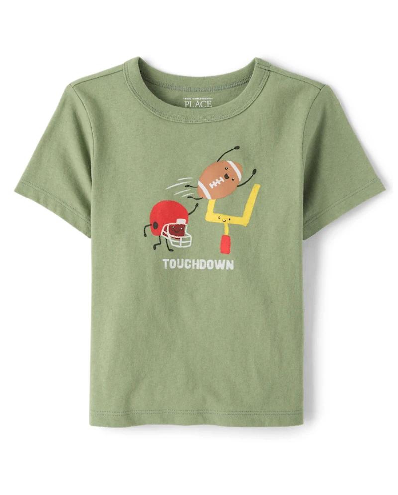 Baby And Toddler Boys Touchdown Graphic Tee