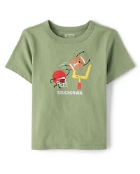 Baby And Toddler Boys Touchdown Graphic Tee