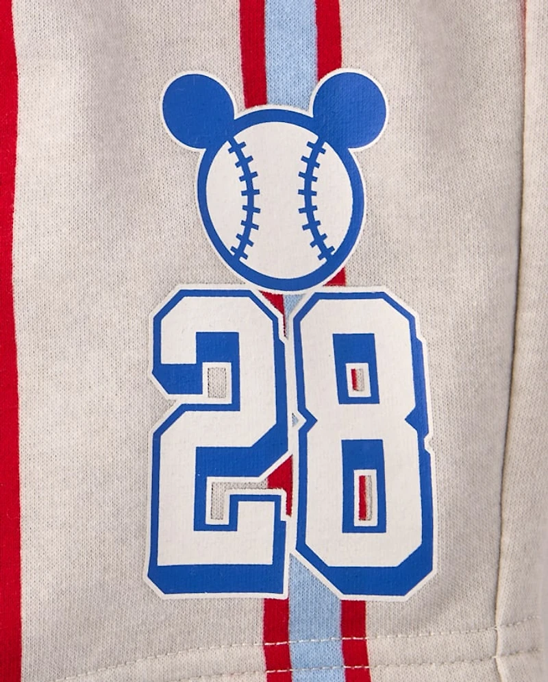 Toddler Boys Mickey Mouse™ Baseball 2-Piece Outfit Set