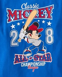 Toddler Boys Mickey Mouse™ Baseball 2-Piece Outfit Set