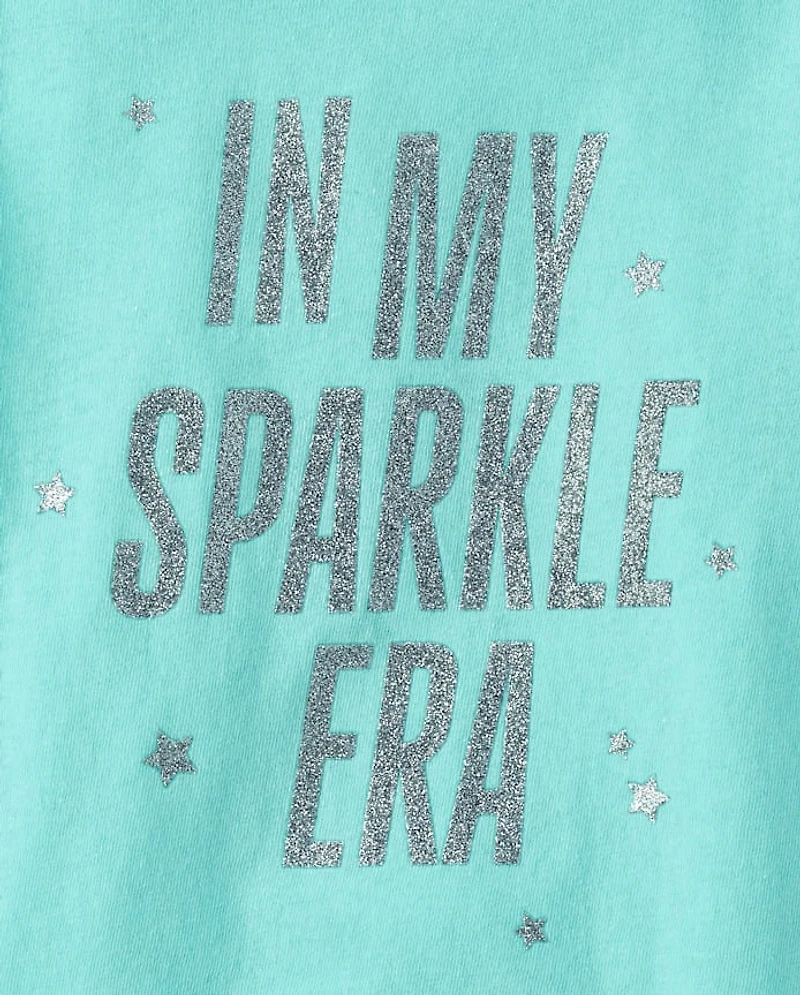 Baby And Toddler Girls Sparkle Era Graphic Tee