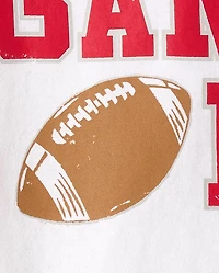 Girls Game On Oversized Graphic Tee