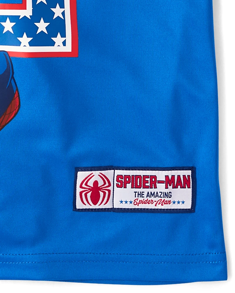 Maillot de football Spider-Man™ pour garçons, style américain