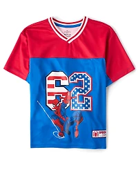 Maillot de football Spider-Man™ pour garçons, style américain
