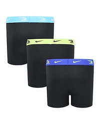 Boys Nike 3BRAND™ by Russell Wilson Dri-FIT Boxer Brief Underwear 3-Pack
