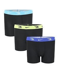 Boys Nike 3BRAND™ by Russell Wilson Dri-FIT Boxer Brief Underwear 3-Pack