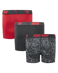 Boys Nike 3BRAND™ by Russell Wilson Print Dri-FIT Boxer Brief Underwear 3-Pack