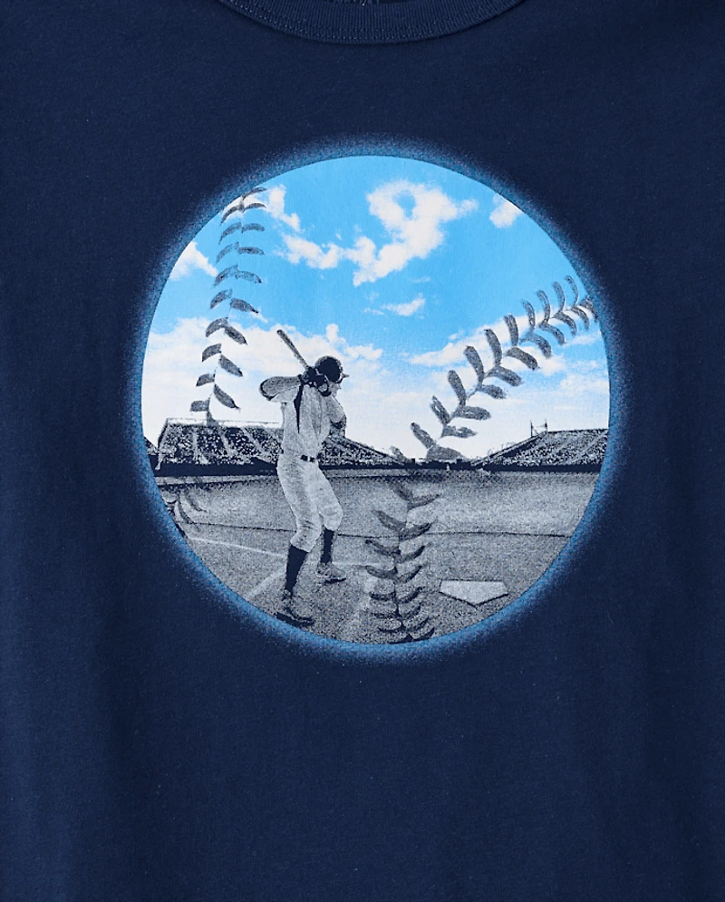 Boys Baseball Graphic Tee