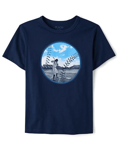 Boys Baseball Graphic Tee