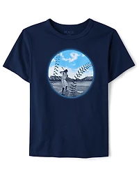 Boys Baseball Graphic Tee