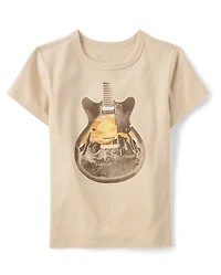 Boys Guitar Graphic Tee
