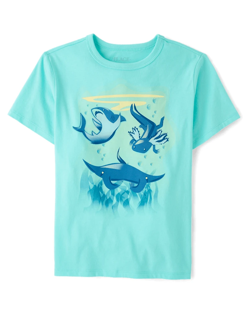 Boys Sea Creature Graphic Tee