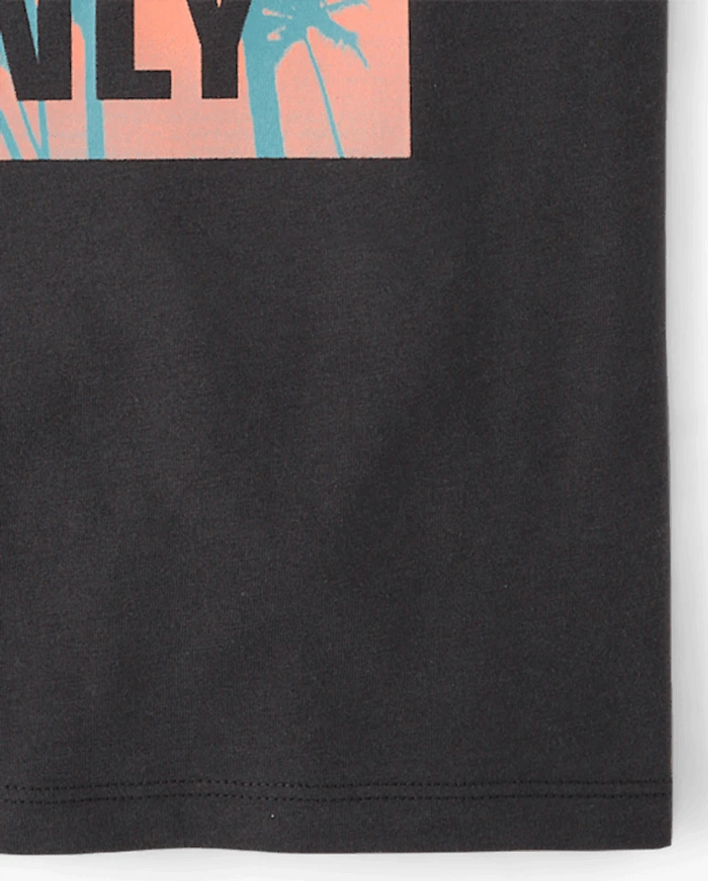 Boys Beach Vibes Only Graphic Tee