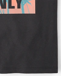 Boys Beach Vibes Only Graphic Tee