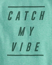 Boys Catch My Vibe Graphic Tee