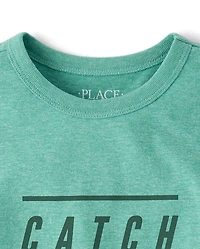 Boys Catch My Vibe Graphic Tee