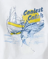 Boys Coolest Catch Graphic Tee