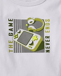 Boys Game Never Ends Graphic Tee